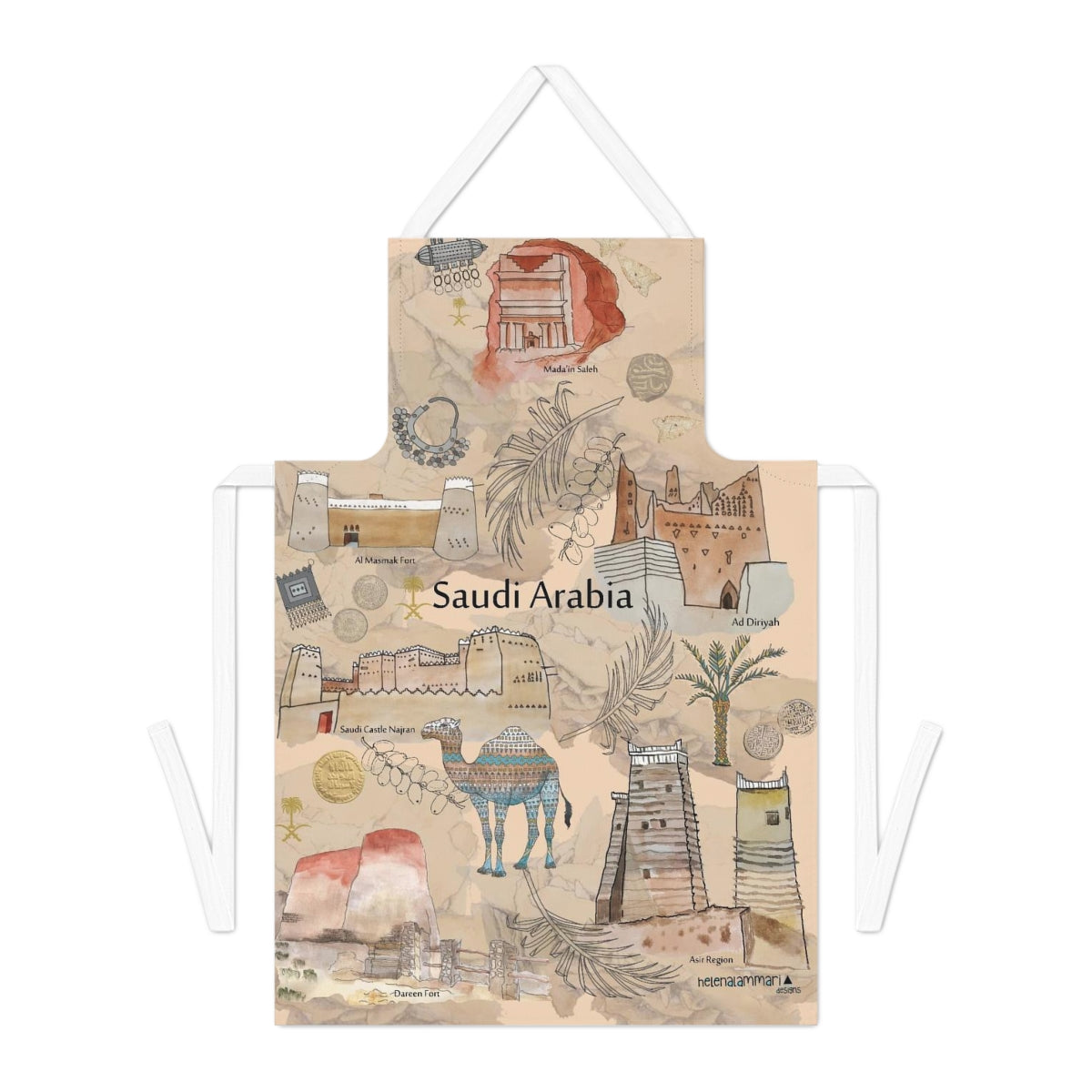 Apron Ancient Arabia design