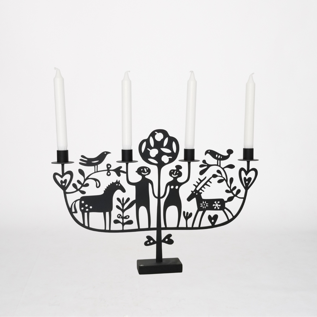 Adam & Eve – Large Candle Holder