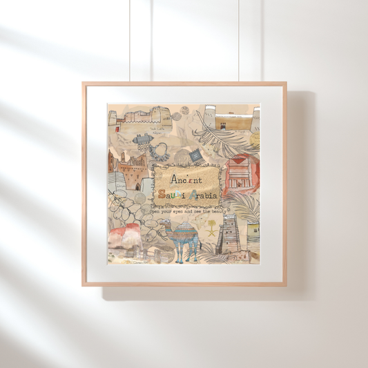 Framed Ancient Arabia Print