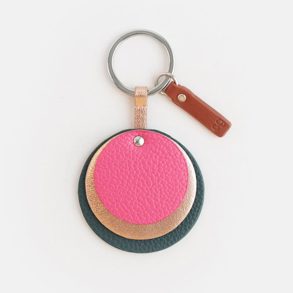 Layered spot keyring