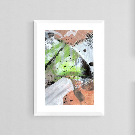 "Abstract in Green III" By Helen Al-Ammari